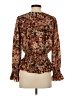 Victor Alfaro Collective 100% Polyester Brown Long Sleeve Blouse Size XS - photo 2