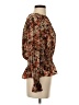 Victor Alfaro Collective 100% Polyester Brown Long Sleeve Blouse Size XS - photo 4