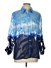 Allison Daley 100% Polyester Print Blue 3/4 Sleeve Blouse Size 10 (petite) - photo 1