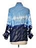 Allison Daley 100% Polyester Print Blue 3/4 Sleeve Blouse Size 10 (petite) - photo 2