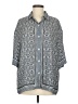 Max Studio 100% Polyester Blue 3/4 Sleeve Blouse Size M (estimated) - photo 1