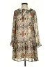 MNG 100% Polyester Paisley Ivory Casual Dress Size 4 - photo 1