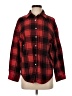 Shein Plaid Red Long Sleeve Button-Down Shirt Size S - photo 1