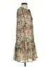 MNG 100% Polyester Paisley Ivory Casual Dress Size 4 - photo 4