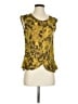 French Connection 100% Polyester Yellow Sleeveless Blouse Size XS - photo 1