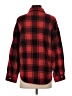 Shein Plaid Red Long Sleeve Button-Down Shirt Size S - photo 2