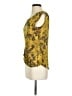 French Connection 100% Polyester Yellow Sleeveless Blouse Size XS - photo 5