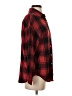 Shein Plaid Red Long Sleeve Button-Down Shirt Size S - photo 4