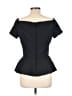 Alex Evenings 100% Polyester Black Short Sleeve Top Size 12 - photo 2