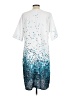Unbranded Graphic White Casual Dress Size L (estimated) - photo 2