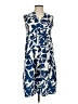 Unbranded 100% Polyester Print Blue Cocktail Dress Size S - photo 1