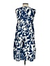 Unbranded 100% Polyester Print Blue Cocktail Dress Size S - photo 2