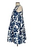 Unbranded 100% Polyester Print Blue Cocktail Dress Size S - photo 5