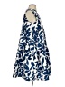 Unbranded 100% Polyester Print Blue Cocktail Dress Size S - photo 4