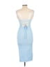 Unbranded 100% Polyester Blue Casual Dress Size L - photo 2