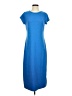 Assorted Brands Solid Blue Casual Dress Size S - photo 1