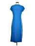 Assorted Brands Solid Blue Casual Dress Size S - photo 2