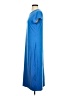 Assorted Brands Solid Blue Casual Dress Size S - photo 5
