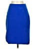 Express Solid Blue Formal Skirt Size 2 - photo 1