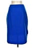 Express Solid Blue Formal Skirt Size 2 - photo 2