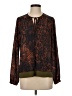 CAbi Brown Long Sleeve Blouse Size XS - photo 1