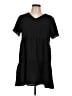 Lock & Love 100% Polyester Solid Black Casual Dress Size L - photo 1