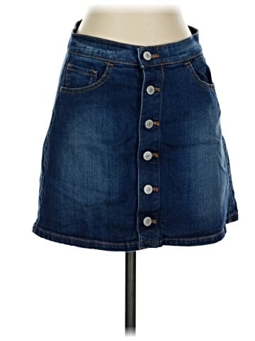 Express Jeans Denim Skirt (view 1)