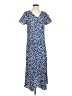Unbranded Print Blue Casual Dress Size S - photo 1