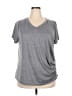 Shein Curve Gray Active T-Shirt Size 2X - photo 1