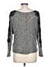 DressBarn Silver Long Sleeve Top Size L (petite) - photo 2