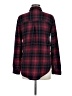 American Eagle Outfitters Plaid Red Burgundy Long Sleeve Button-Down Shirt Size M - photo 2