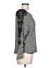 DressBarn Silver Long Sleeve Top Size L (petite) - photo 4
