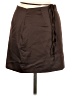 RUMOURS Solid Brown Casual Skirt Size M - photo 2