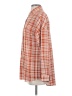 C+D+M Collection 100% Polyester Plaid Orange Long Sleeve Blouse Size S - photo 5