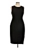 DKNY Solid Black Cocktail Dress Size 10 - photo 1