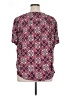 Cato 100% Rayon Pink Short Sleeve Blouse Size XL (estimated) - photo 2