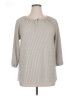 Cj Banks Gray 3/4 Sleeve Blouse Size 0X - photo 1