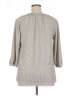 Cj Banks Gray 3/4 Sleeve Blouse Size 0X - photo 2
