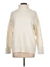 Old Navy Solid Ivory Turtleneck Sweater Size L - photo 1