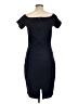 MICHAEL Michael Kors Solid Black Blue Cocktail Dress Size L - photo 2