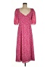 WAYF 100% Polyester Hearts Pink Casual Dress Size M - photo 1