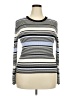 Nine West Silver Long Sleeve T-Shirt Size XXL (petite) - photo 1