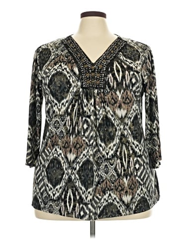 DressBarn 3/4 Sleeve T-Shirt (view 1)