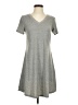 Unbranded Solid Gray Casual Dress Size S - photo 1