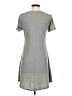 Unbranded Solid Gray Casual Dress Size S - photo 2
