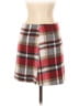 Unbranded 100% Polyester Plaid Red Burgundy Casual Skirt Size M - photo 2