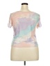 Shein Tie-dye Pink Short Sleeve Top Size 2X - photo 2