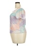 Shein Tie-dye Pink Short Sleeve Top Size 2X - photo 5