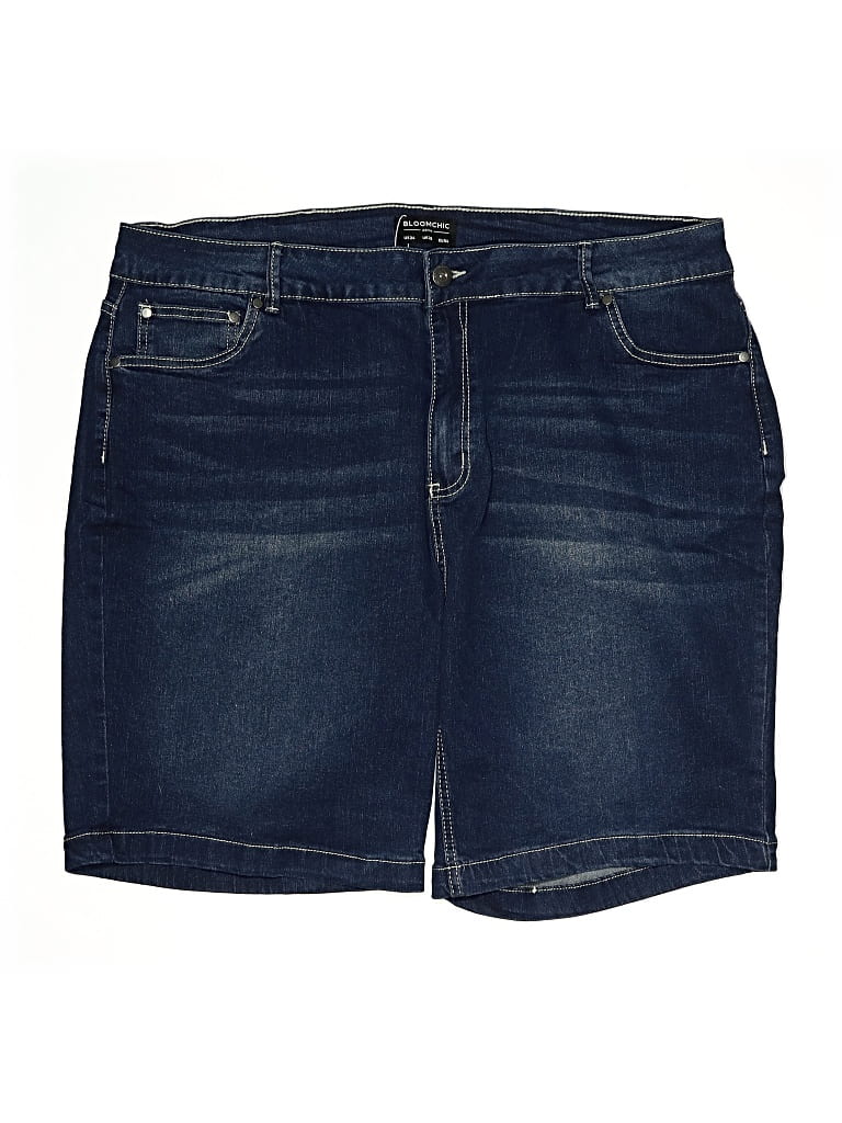 Bloomchic Denim Shorts In Blue