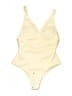 Unbranded Solid Ivory One Piece Swimsuit Size 2X - photo 1